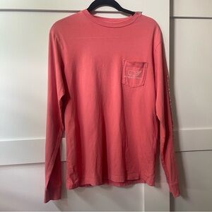 Vineyard Vines Pink Long Sleeve Tee